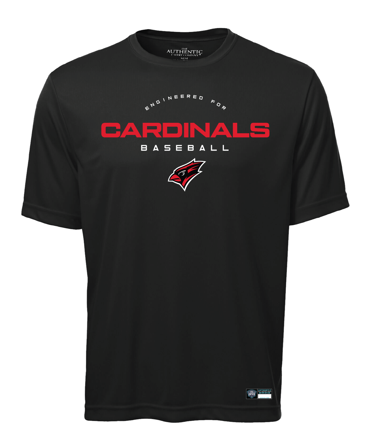Innisfil Cardinals "Engineered For" T-Shirt - Black