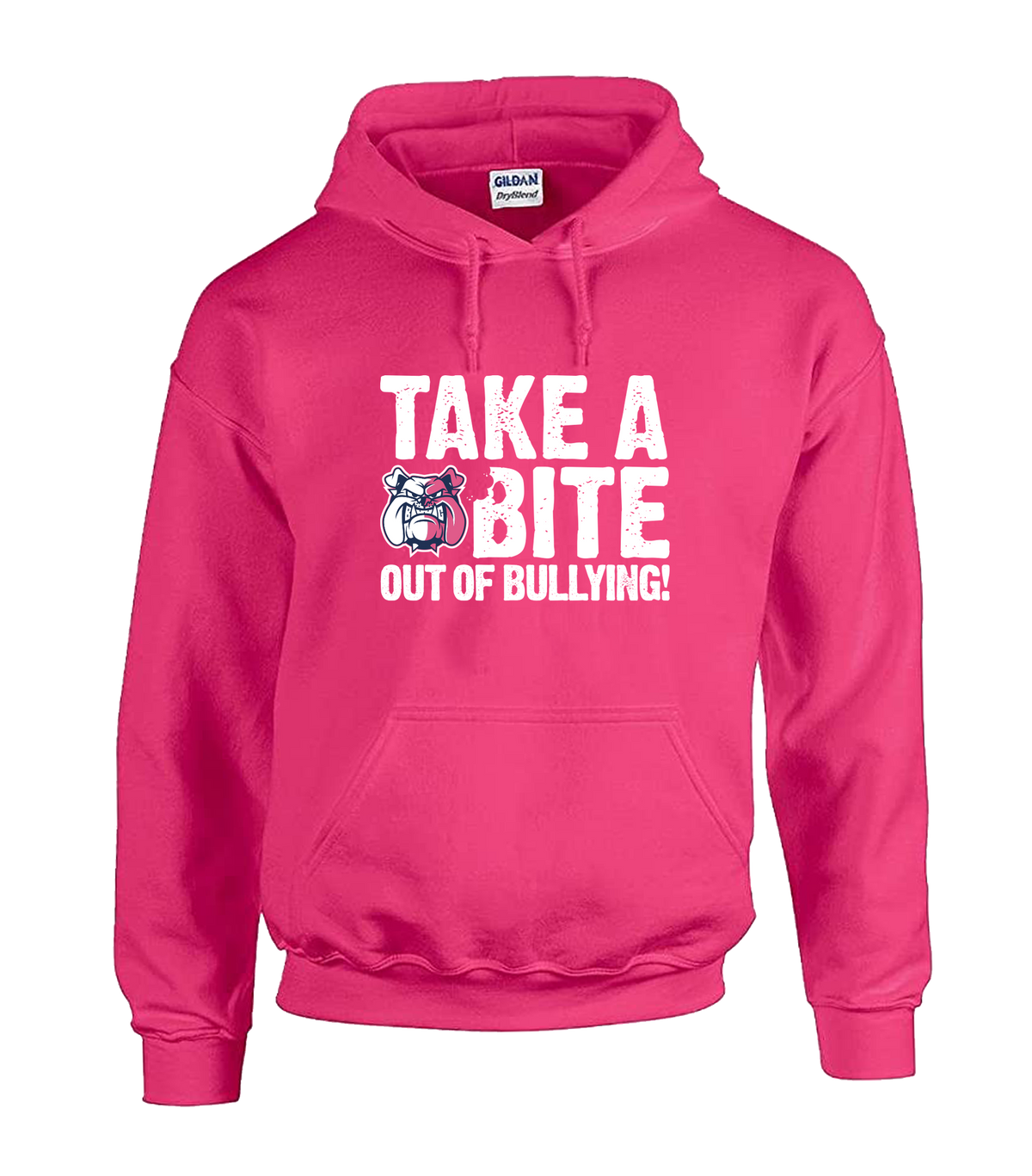 Take A Bite Out Of Bullying! Pink Hoodie