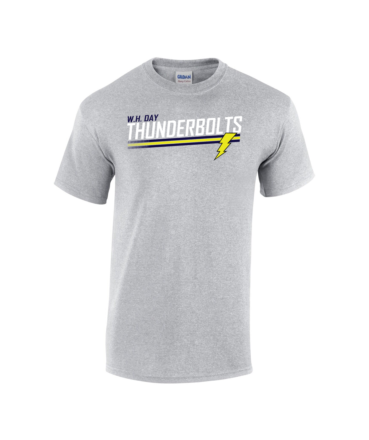 W.H. DAY Game Day T-Shirt - SPORT GREY