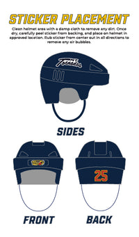 Load image into Gallery viewer, TORNADOS Helmet Decals Kit
