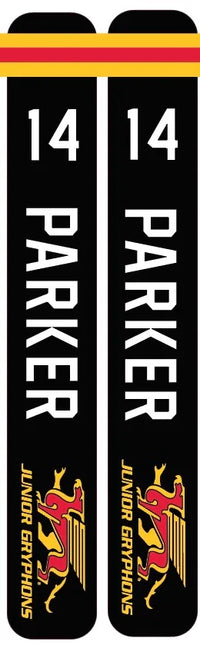 Load image into Gallery viewer, Custom Personalized Hockey Stick Decals Sold 2 PER PLAYER
