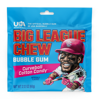 Load image into Gallery viewer, Big League Chew Curveball Cotton Candy
