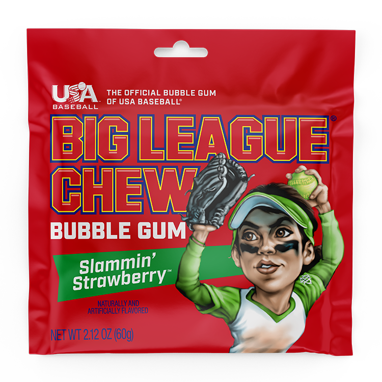 Big League Chew Slammin' Strawberry