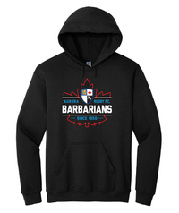 Load image into Gallery viewer, Aurora Barbarians Cotton Hoodie - Black
