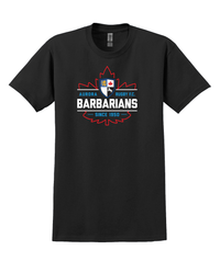 Load image into Gallery viewer, Aurora Barbarians Cotton T-shirt - Black
