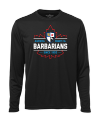 Load image into Gallery viewer, Aurora Barbarians Performance Long Sleeve T-shirt - Black
