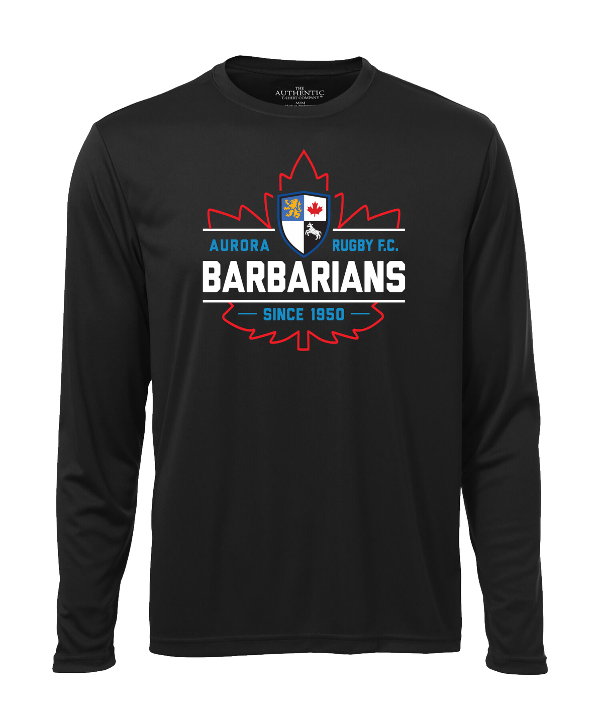 Aurora Barbarians Performance Long Sleeve T-shirt - Black