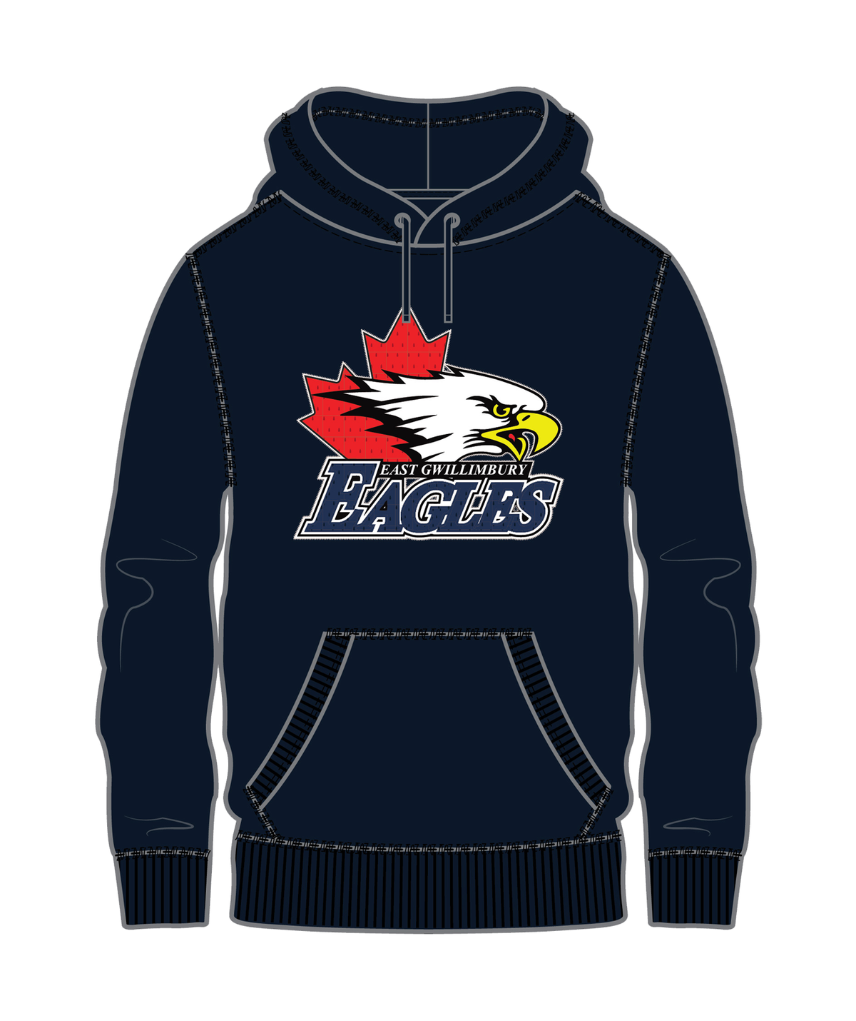 EG Eagles Personalized Jersey - Hoodie