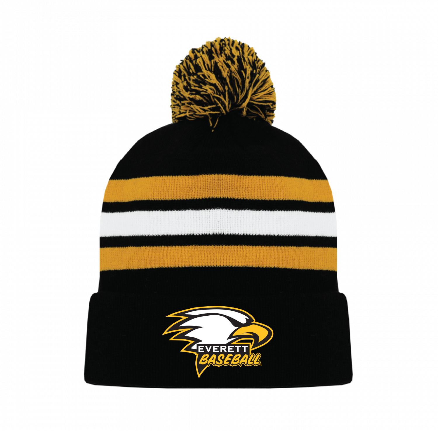 Everett Baseball Stripe Toque Big League Gear