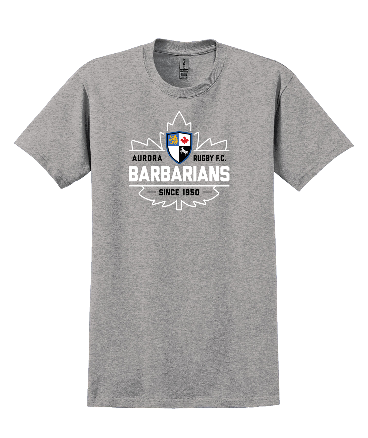 Aurora Barbarians Cotton T-shirt - Sport Grey