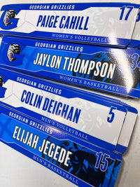 Load image into Gallery viewer, Player Locker Stall Name Bar Magnets and Stickers
