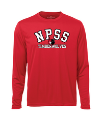 Load image into Gallery viewer, NPSS Timberwolves Cotton Long Sleeve Tee

