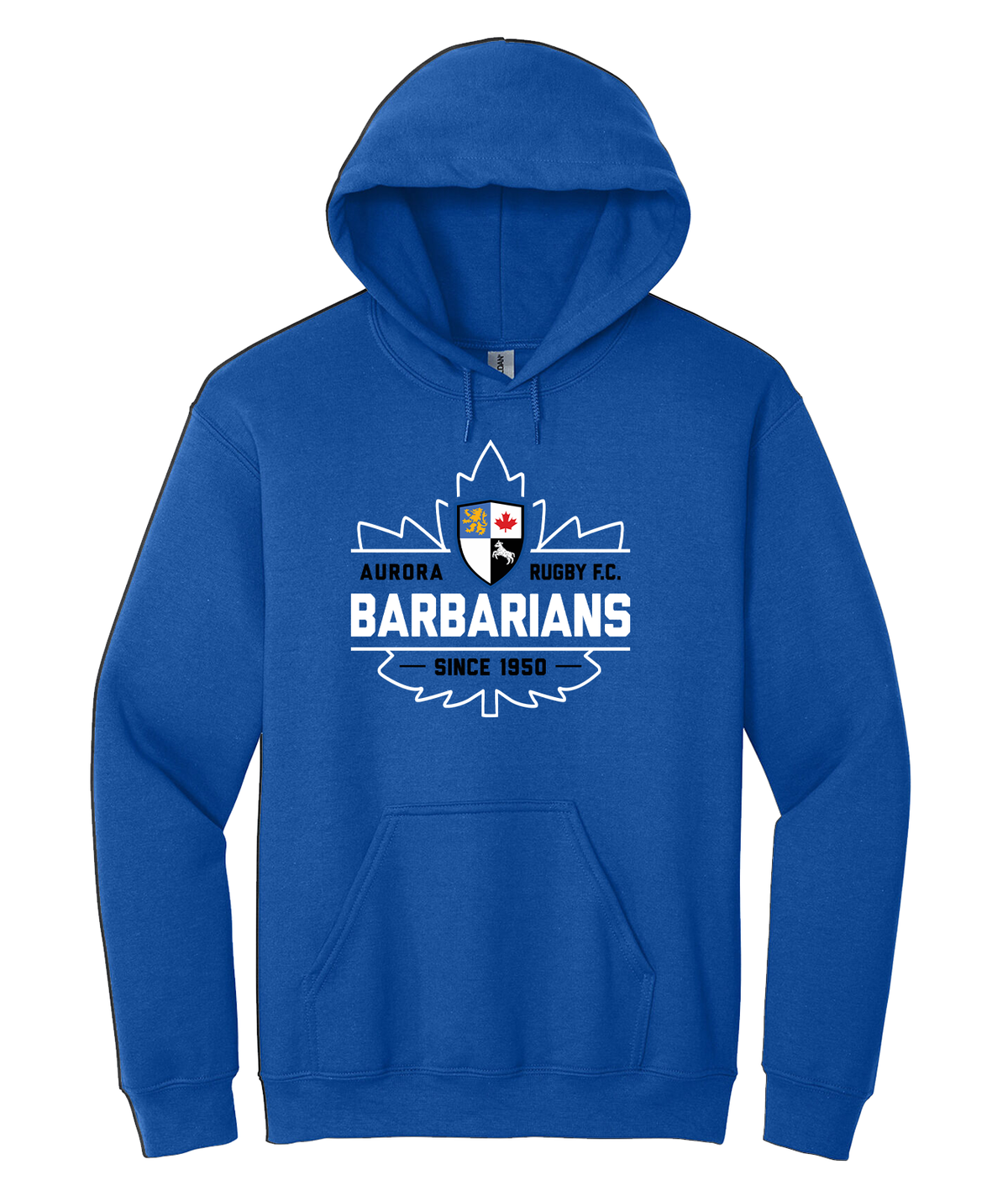 Aurora Barbarians Cotton Hoodie - Royal