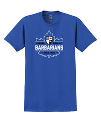 Load image into Gallery viewer, Aurora Barbarians Cotton T-shirt - Royal
