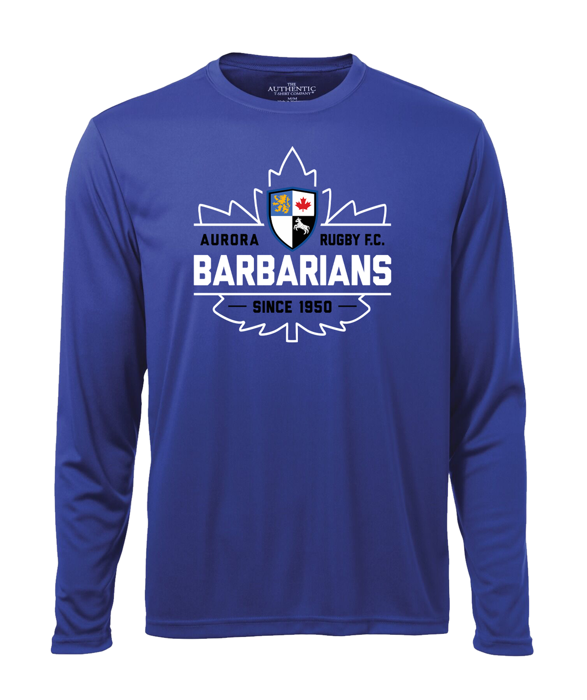 Aurora Barbarians Performance Long Sleeve T-shirt - Royal