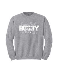 Load image into Gallery viewer, Aurora Barbarians Livin&#39; That Rubgy Life... Cotton Crew
