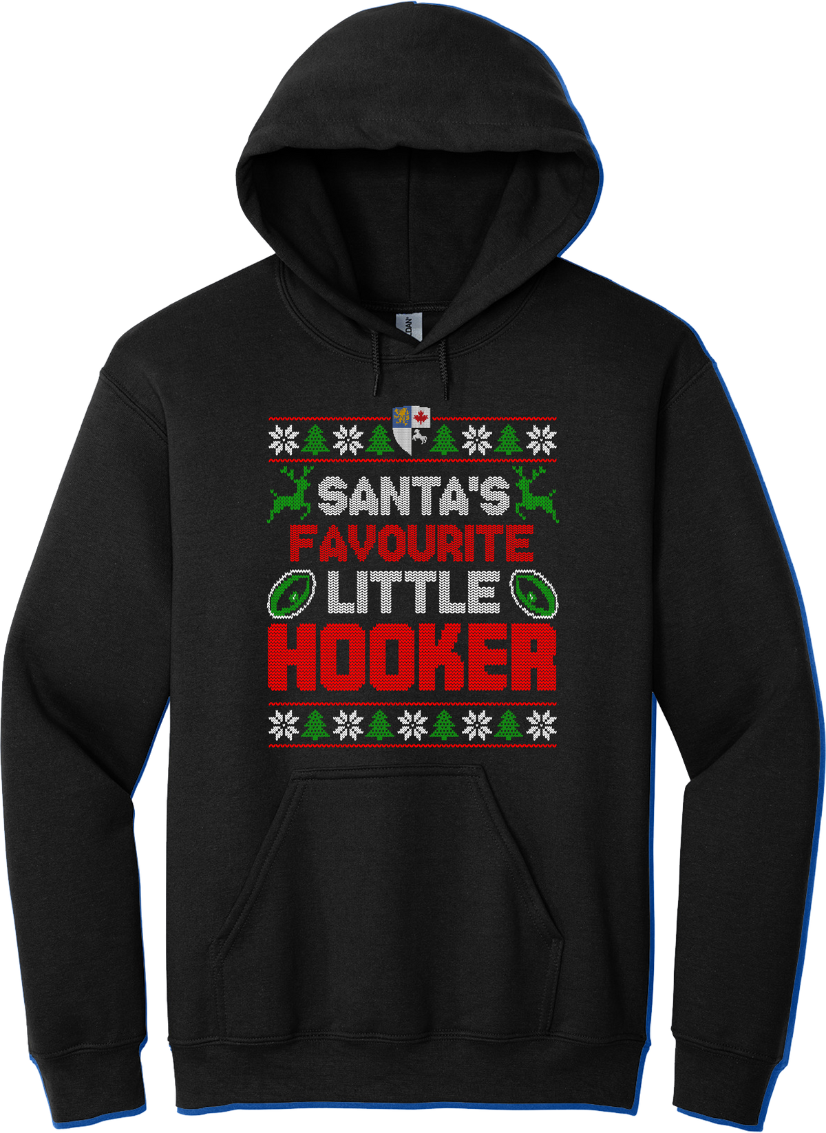 Barbarians Santa's Favourite... Ugly Christmas Sweater - Hoodie
