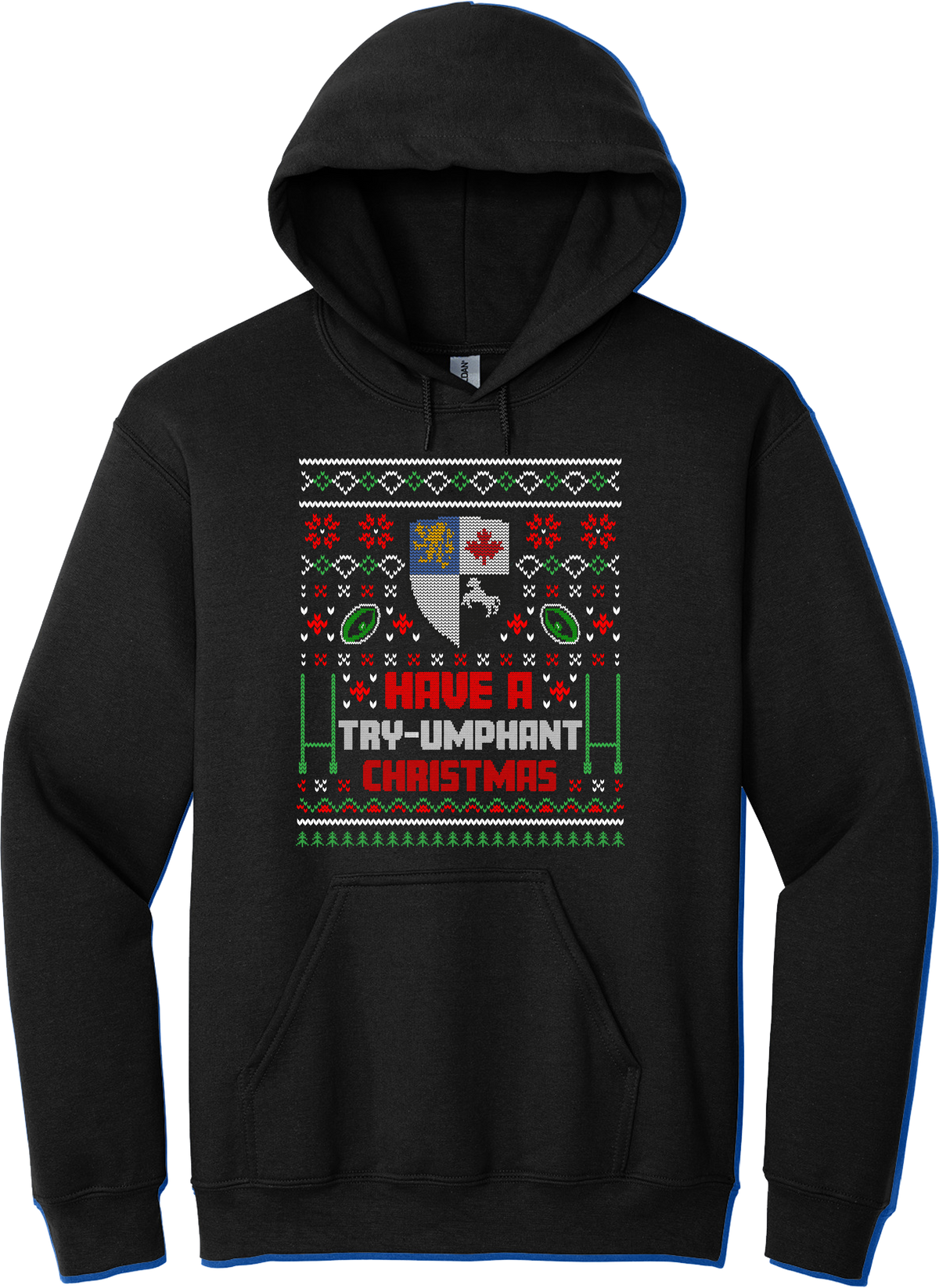 Barbarians Have A Try-umphant... Ugly Christmas Sweater - Hoodie