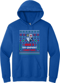Load image into Gallery viewer, Barbarians Have A Try-umphant... Ugly Christmas Sweater - Hoodie
