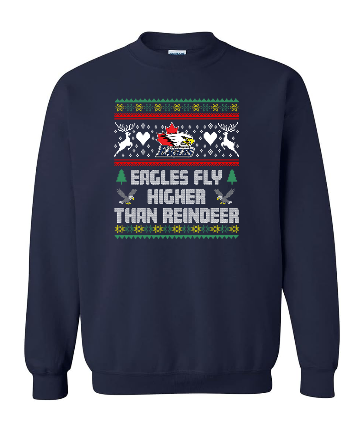 EG Eagles Ugly Christmas Sweater