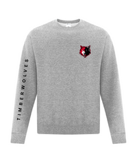 Load image into Gallery viewer, NPSS Classic Fleece Crew – Wolf Head Logo
