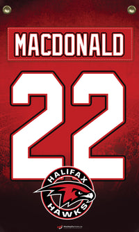 Load image into Gallery viewer, Personalized Custom Player Rafter Banners
