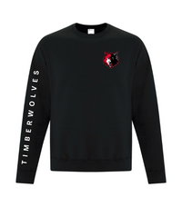 Load image into Gallery viewer, NPSS Classic Fleece Crew – Wolf Head Logo
