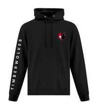Load image into Gallery viewer, NPSS Classic Fleece Hoodie – Wolf Head Logo
