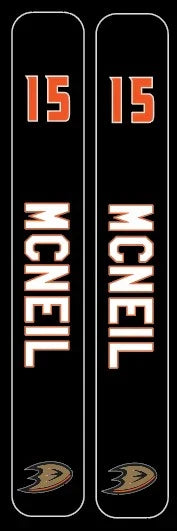 Load image into Gallery viewer, Custom Personalized Hockey Stick Decals Sold 2 PER PLAYER
