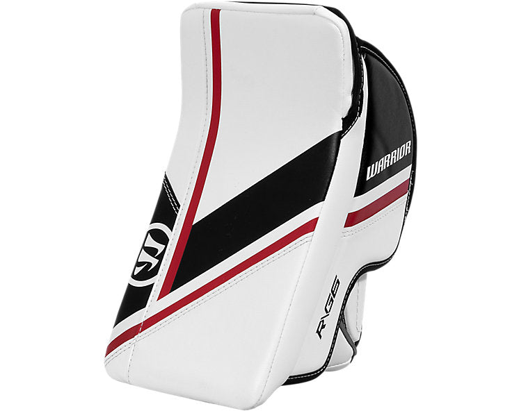 Warrior Ritual G6 E+ Junior Goalie Blocker - BLK/RD/WHT