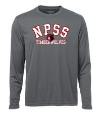 Load image into Gallery viewer, NPSS Timberwolves Cotton Long Sleeve Tee
