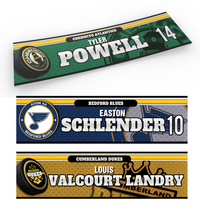 Load image into Gallery viewer, Player Locker Stall Name Bar Magnets and Stickers
