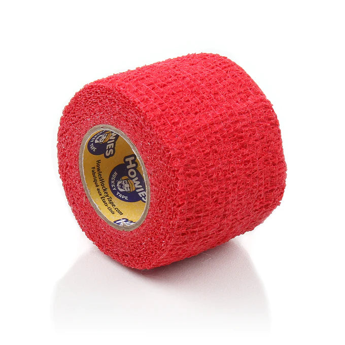 Howie's Red Stretchy Grip Hockey Tape