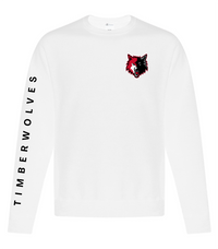 Load image into Gallery viewer, NPSS Classic Fleece Crew – Wolf Head Logo

