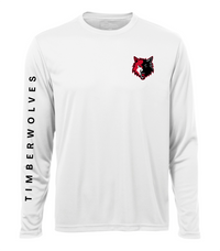 Load image into Gallery viewer, NPSS Cotton Long Sleeve T-shirt - Wolf Head
