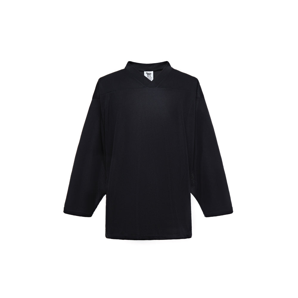 Black hockey practice jersey on sale