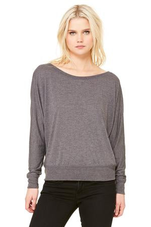 Bella canvas flowy long sleeve hot sale