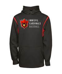 Load image into Gallery viewer, Innisfil Cardinals Pre-Game Hoodie - Black
