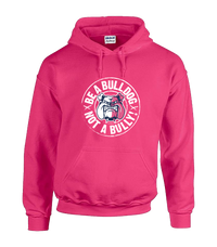 Load image into Gallery viewer, Be A Bulldog Not A Bully Pink Hoodie
