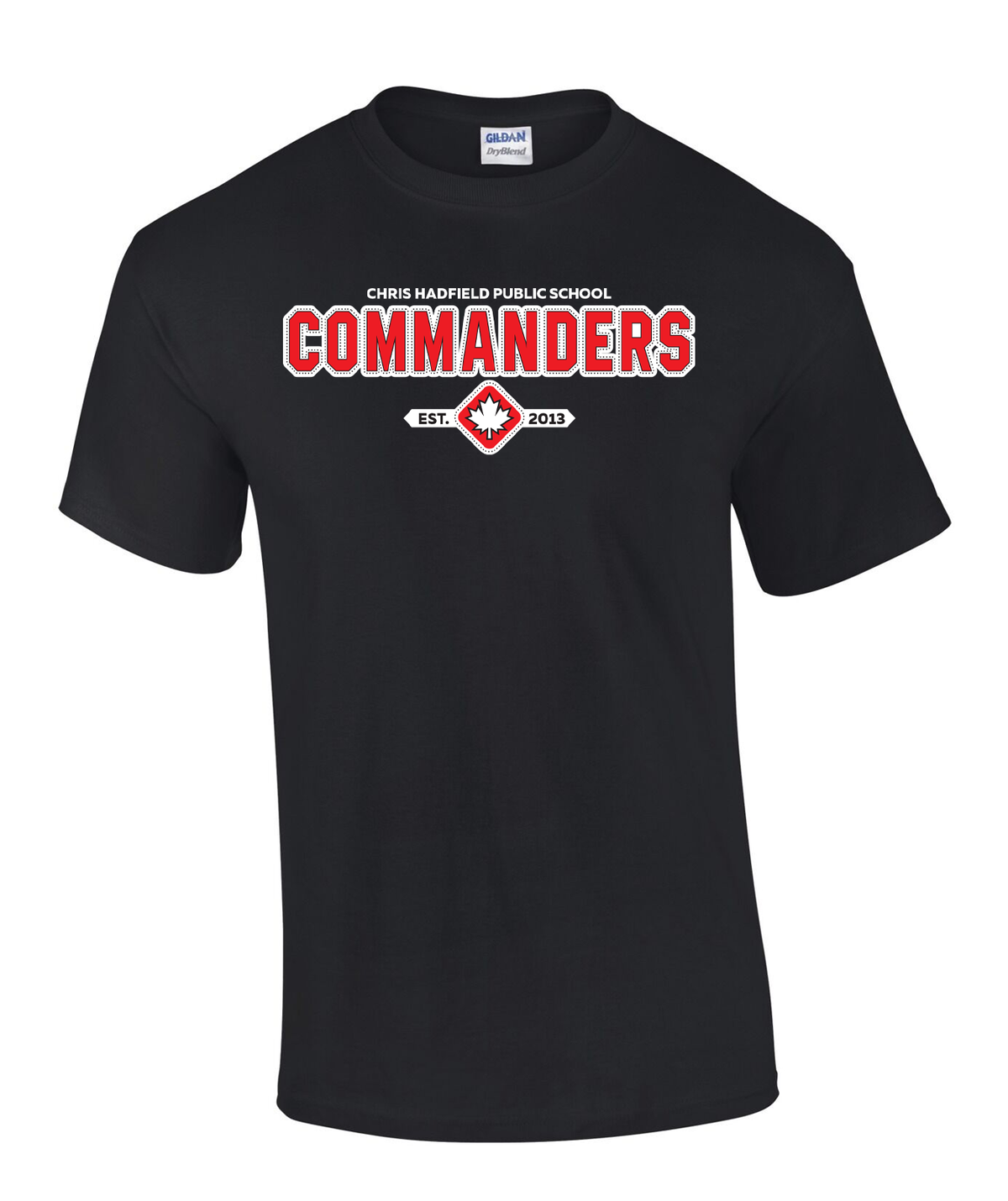 CHPS Commanders T-shirt - Cotton - Black