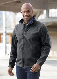 EDDIE BAUER SHADED CROSSHATCH SOFT SHELL JACKET 2XL Grey