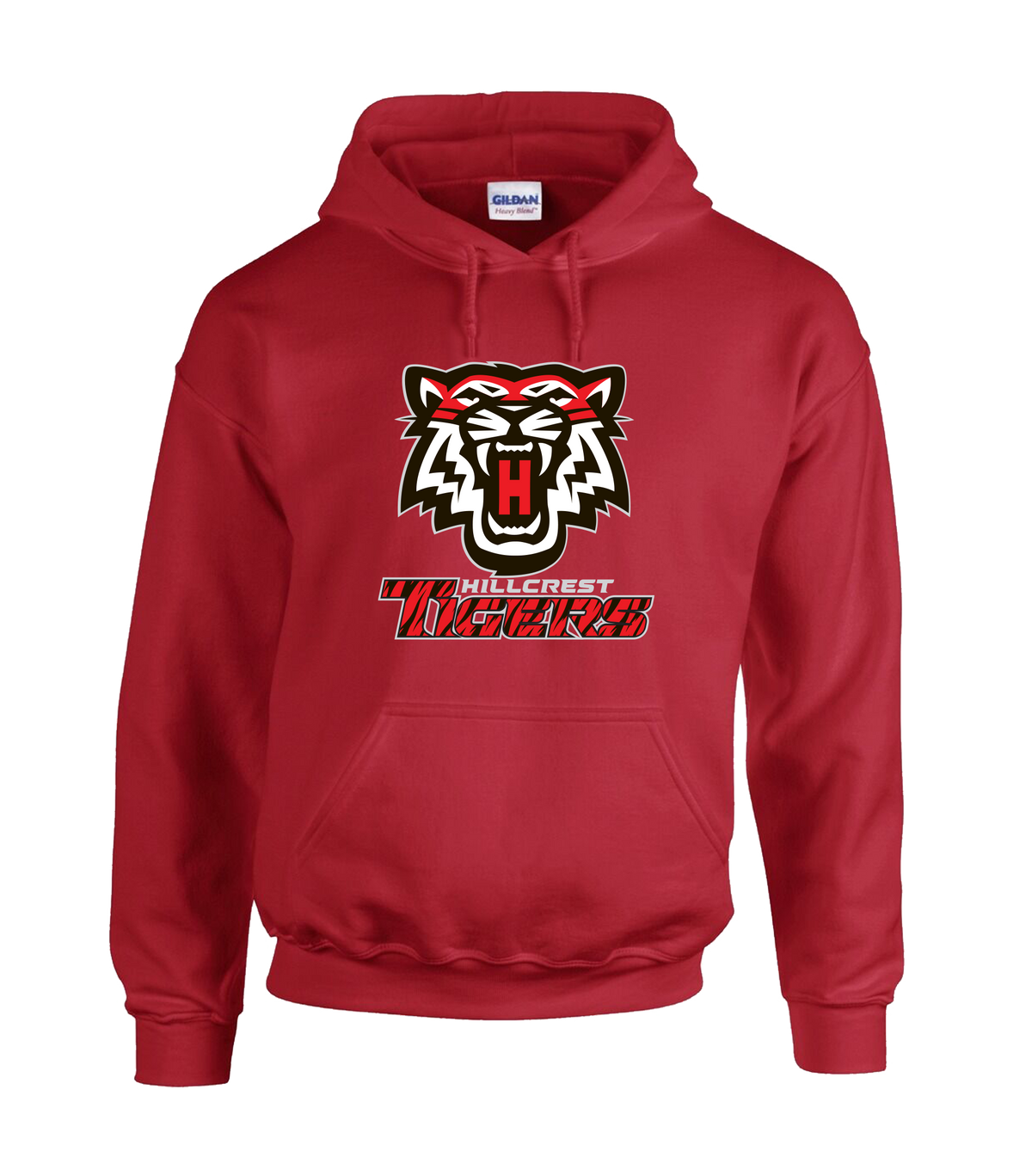 Hillcrest Tigers Red Hoodie