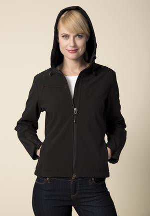 DISCONTINUED COAL HARBOUR® HOODED SOFT SHELL LADIES' JACKET