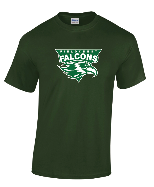 Fieldcrest Falcons Green T-shirt