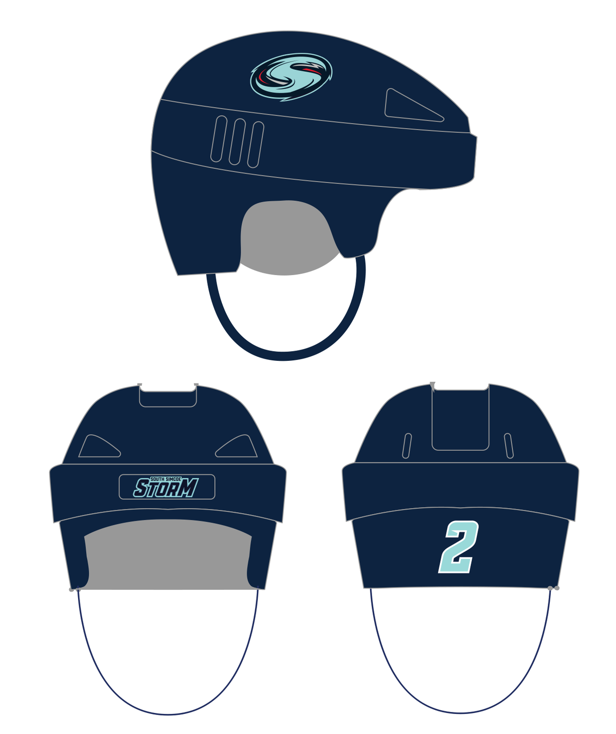 Storm Helmet Decals Kit