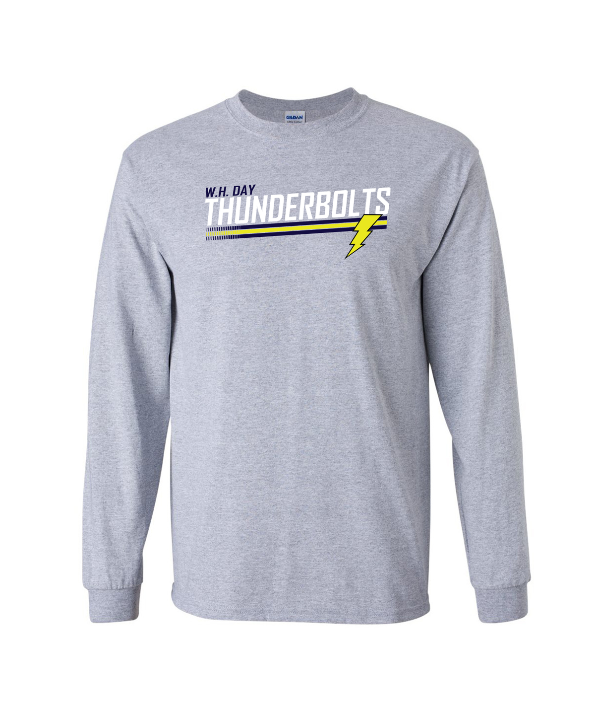 W.H. Day Game Day Long Sleeve T - SPORT GREY