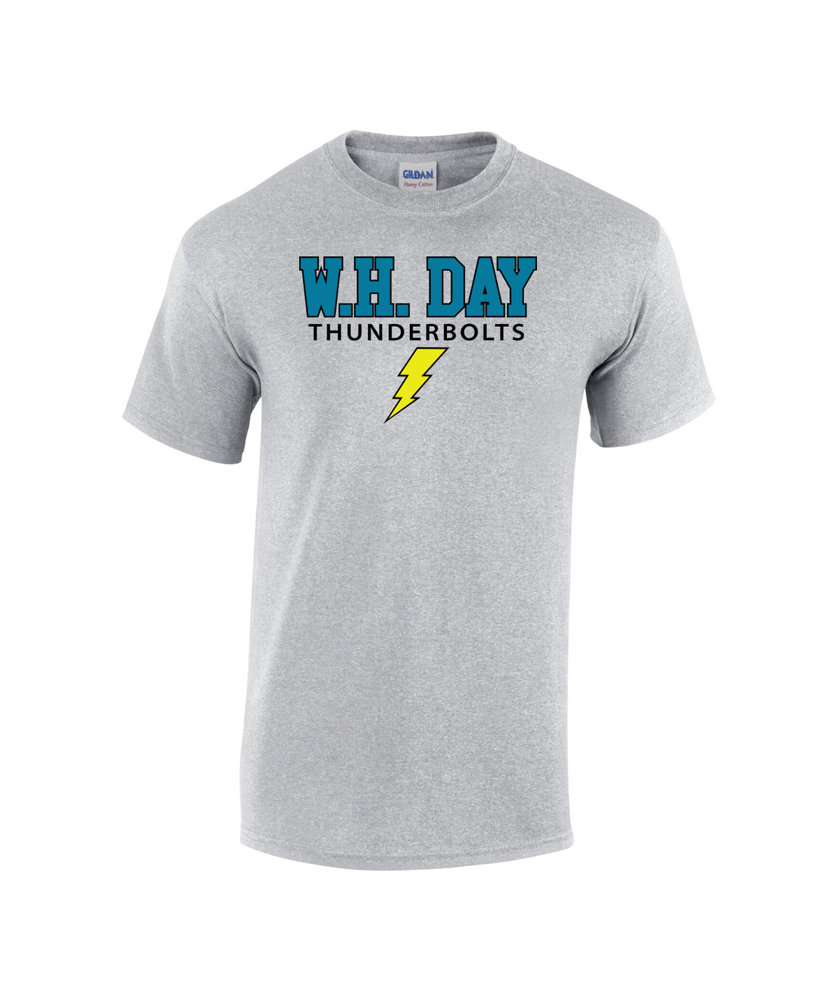 W.H. DAY Logo T-Shirt - SPORT GREY