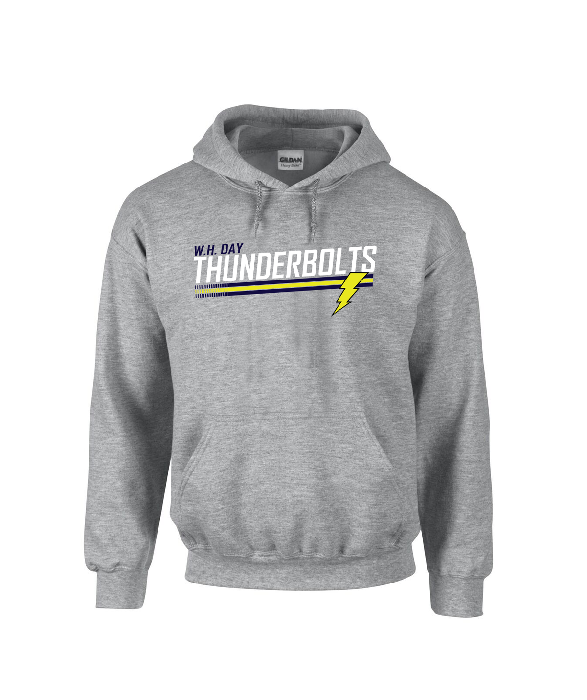 W.H. DAY Game Day Hoodie - SPORT GREY