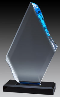 Load image into Gallery viewer, Indigo Wave Acrylic, Blue/Black 9.75" Top &amp; Base
