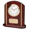 Rosewood Clock w/Gold Inlay